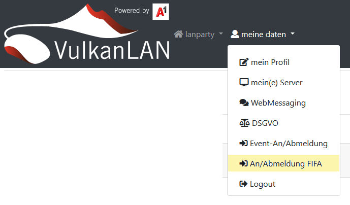VulkanLAN FIFA Anmeldung